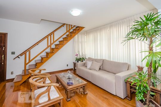 Sala de apartamento à venda com 4 quartos, 250m² em Buritis, Belo Horizonte