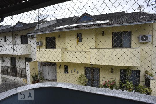 Vista da Varanda da Suíte 3 de casa de condomínio à venda com 4 quartos, 255m² em Freguesia de Jacarepaguá, Rio de Janeiro