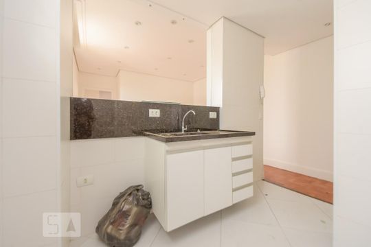 Cozinha de apartamento à venda com 1 quarto, 50m² em Jardim Paulista, São Paulo