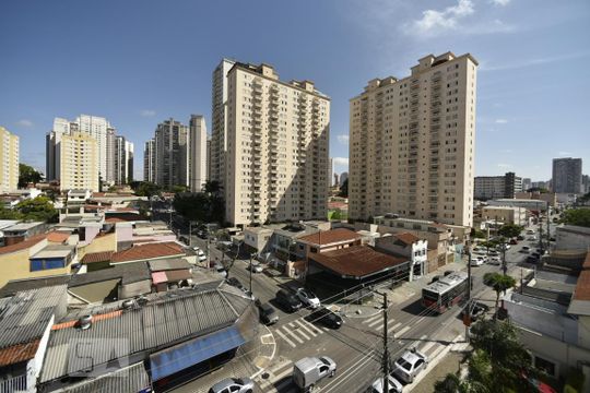 Vista da varanda de apartamento à venda com 3 quartos, 99m² em Vila Gomes Cardim, São Paulo