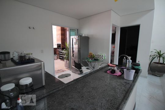 Cozinha de casa para alugar com 3 quartos, 278m² em Jardim Paulista I, Jundiaí