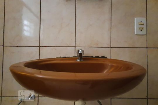 Detalhe Pia Banheiro de casa para alugar com 1 quarto, 60m² em Jardim Vergueiro (sacomã), São Paulo