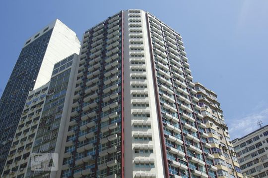 Fachada do Prédio de apartamento à venda com 1 quarto, 35m² em Centro, Rio de Janeiro