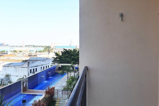 Varanda da Sala de apartamento à venda com 3 quartos, 70m² em Vila Valparaiso, Santo André