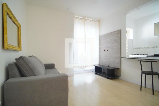Sala de apartamento à venda com 1 quarto, 41m² em São João, Porto Alegre