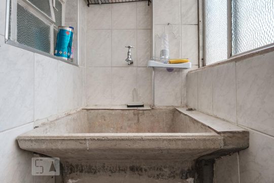 Área de Serviço de apartamento à venda com 1 quarto, 48m² em Campos Elíseos, São Paulo