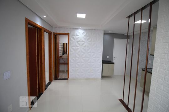 Sala/Cozinha de apartamento à venda com 2 quartos, 38m² em Cidade Mãe do Céu, São Paulo
