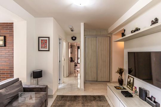 Sala de apartamento à venda com 2 quartos, 57m² em Consolação, São Paulo