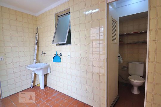 Área de Serviço de apartamento para alugar com 3 quartos, 122m² em Casa Branca, Santo André