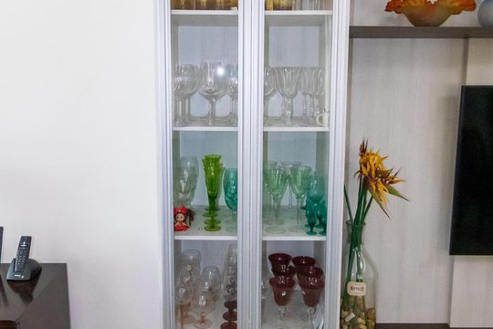 Detalhe da sala de apartamento à venda com 4 quartos, 200m² em Eldorado, Contagem