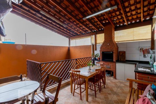 Varanda Gourmet de casa à venda com 3 quartos, 298m² em Vila Santo Estéfano, São Paulo