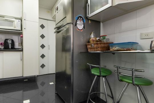 Cozinha de apartamento à venda com 3 quartos, 104m² em Centro, São Bernardo do Campo