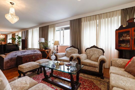 Sala de apartamento para alugar com 3 quartos, 190m² em Santa Cecília, São Paulo