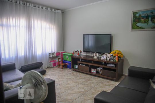 Sala de casa à venda com 3 quartos, 221m² em Osvaldo Cruz, São Caetano do Sul