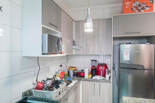 Cozinha de apartamento para alugar com 2 quartos, 50m² em Parque Oratório, Santo André