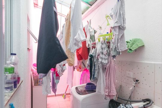 Área de Serviço de apartamento para alugar com 2 quartos, 50m² em Parque Oratório, Santo André