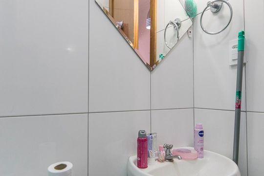 Banheiro de apartamento para alugar com 2 quartos, 50m² em Parque Oratório, Santo André