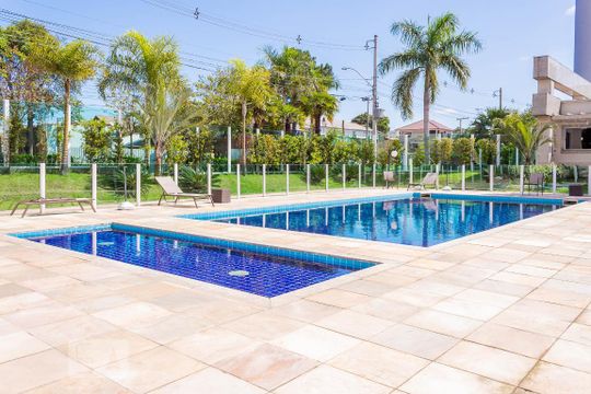 Área comum - Piscina de apartamento para alugar com 2 quartos, 52m² em São José, Canoas