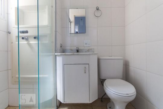 Banheiro de apartamento para alugar com 2 quartos, 49m² em Vila Prudente, São Paulo