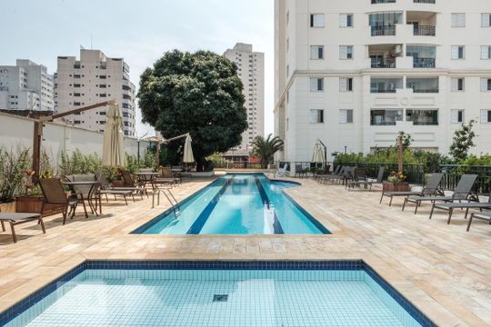 Piscina de apartamento para alugar com 3 quartos, 77m² em Mooca, São Paulo