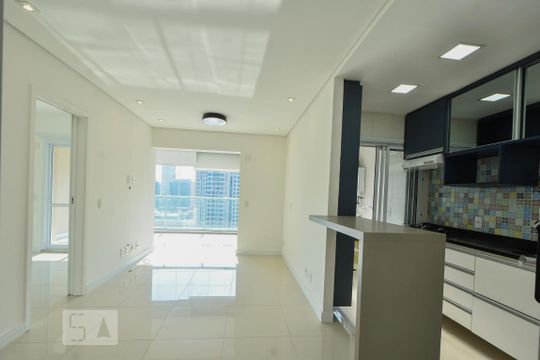 Sala de apartamento à venda com 1 quarto, 51m² em Vila Gertrudes, São Paulo