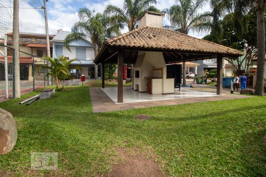 Área comum - Churrasqueira de casa de condomínio à venda com 3 quartos, 240m² em Jardim Leopoldina, Porto Alegre