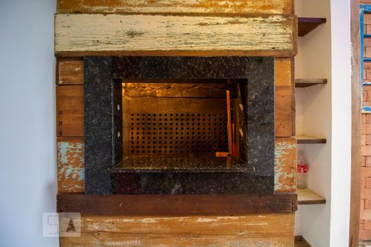 Churrasqueira de casa de condomínio para alugar com 3 quartos, 140m² em Santo Antônio de Lisboa, Florianópolis