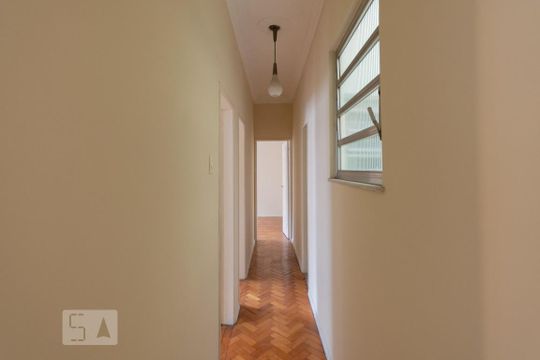 Corredor de apartamento à venda com 3 quartos, 91m² em Tijuca, Rio de Janeiro