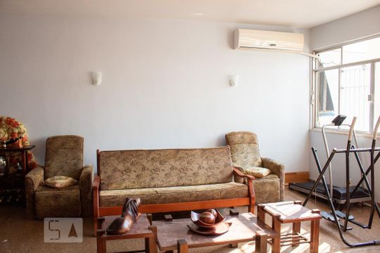 Sala de apartamento para alugar com 4 quartos, 167m² em Tijuca, Rio de Janeiro