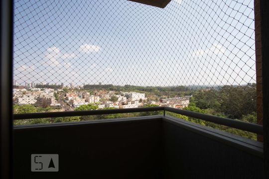Vista da varanda da sala de apartamento para alugar com 3 quartos, 80m² em Alto da Boa Vista, Ribeirão Preto