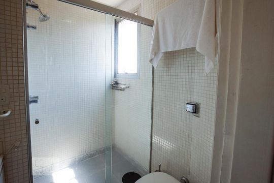 Banheiro da Suíte de apartamento à venda com 2 quartos, 103m² em Indianópolis, São Paulo