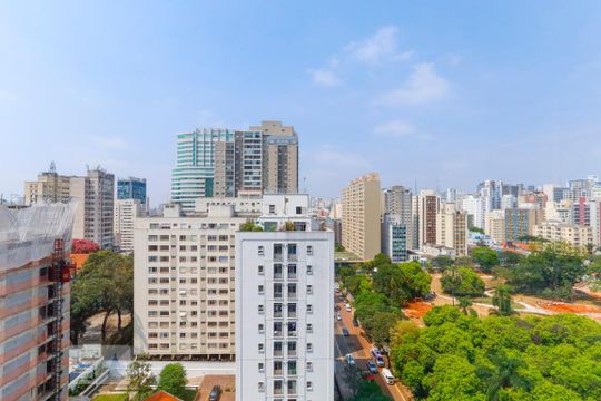 Vista de apartamento à venda com 1 quarto, 37m² em Consolação, São Paulo