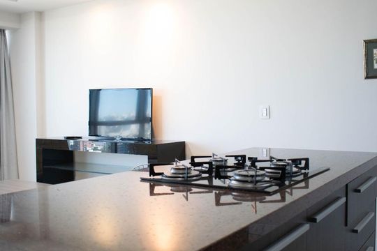 Cozinha de apartamento à venda com 1 quarto, 49m² em Praia de Belas, Porto Alegre