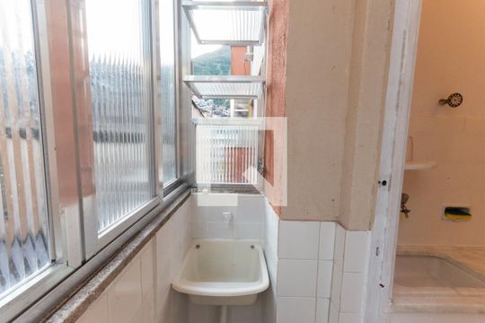 Cozinha e Área de Serviço de apartamento para alugar com 1 quarto, 38m² em Tijuca, Rio de Janeiro