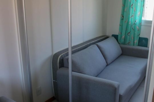 Quarto 1 - Detalhe de apartamento para alugar com 2 quartos, 53m² em Norte (águas Claras), Brasília