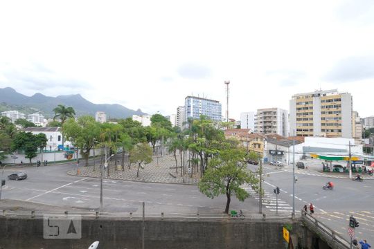 Sala Vista de apartamento para alugar com 1 quarto, 40m² em Tijuca, Rio de Janeiro