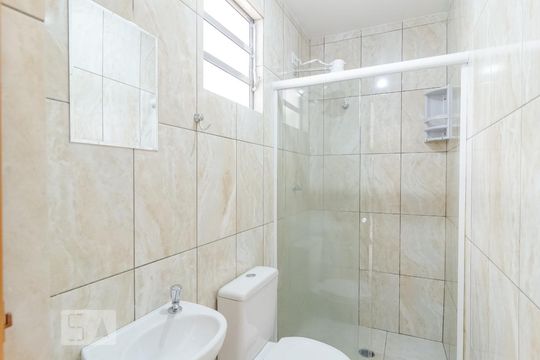 Banheiro Social de casa para alugar com 1 quarto, 60m² em Americanópolis, São Paulo