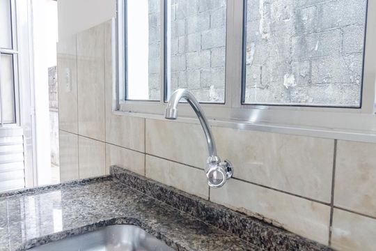 Sala/Cozinha de casa para alugar com 1 quarto, 60m² em Americanópolis, São Paulo