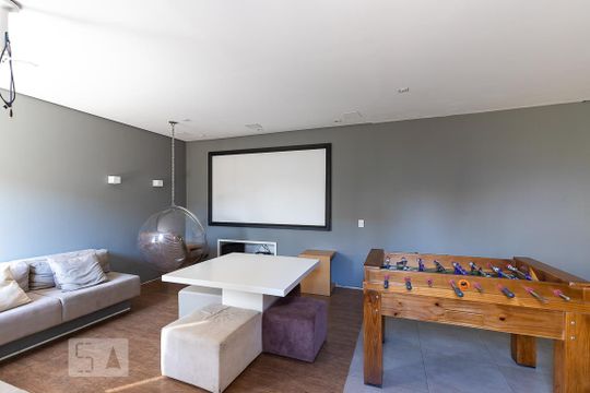 Área comum - Sala de jogos de apartamento para alugar com 1 quarto, 50m² em Cambuí, Campinas