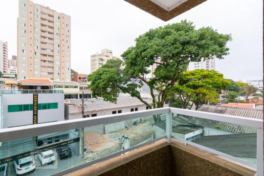 Sacada Sala de apartamento à venda com 2 quartos, 70m² em Vila Santa Teresa, Santo André