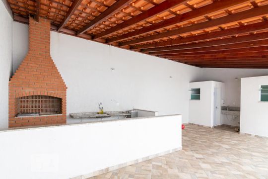 Área comum - Churrasqueira de apartamento à venda com 2 quartos, 70m² em Vila Santa Teresa, Santo André