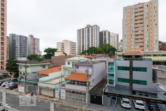 Vista Sacada Sala de apartamento à venda com 2 quartos, 70m² em Vila Santa Teresa, Santo André