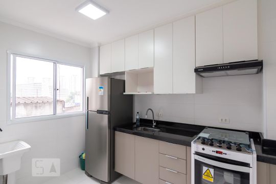 Cozinha / Área de Serviço de apartamento à venda com 2 quartos, 70m² em Vila Santa Teresa, Santo André