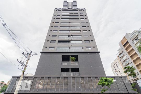 Fachada de apartamento à venda com 2 quartos, 56m² em Pinheiros, São Paulo