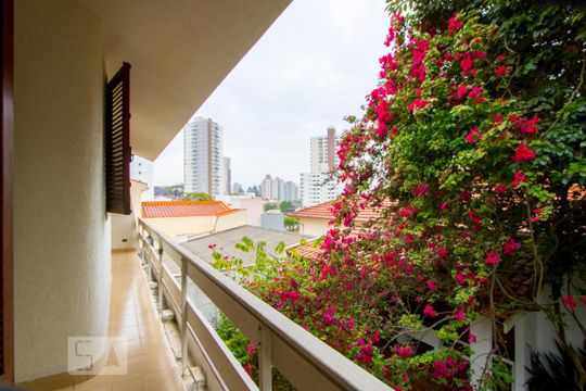 Varanda do quarto 2 e 3 de casa à venda com 4 quartos, 320m² em Centro, Santo André