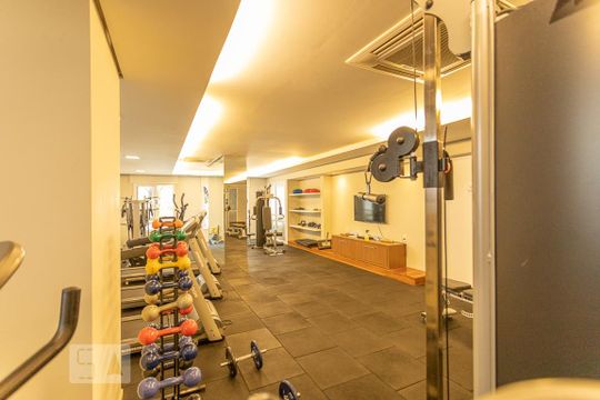 Área comum - Academia de apartamento para alugar com 2 quartos, 58m² em Barra Funda, São Paulo