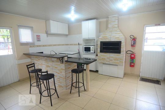 Área comum - Salão de festas de apartamento à venda com 2 quartos, 42m² em Estância Velha, Canoas