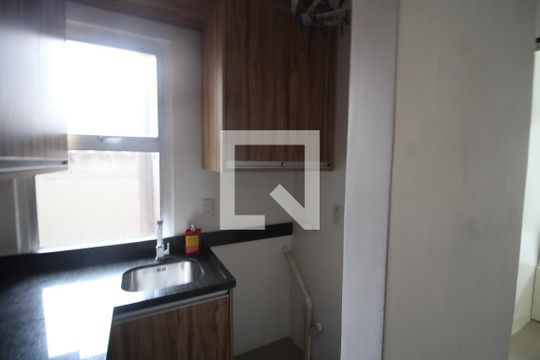 Cozinha de apartamento à venda com 2 quartos, 42m² em Estância Velha, Canoas