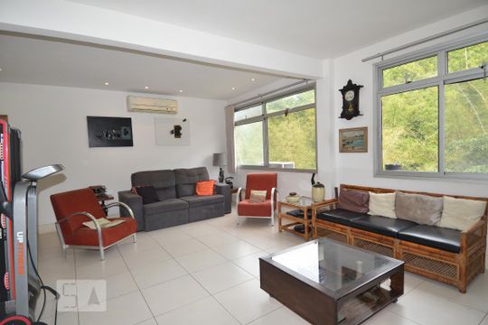 Sala de apartamento à venda com 3 quartos, 94m² em Botafogo, Rio de Janeiro