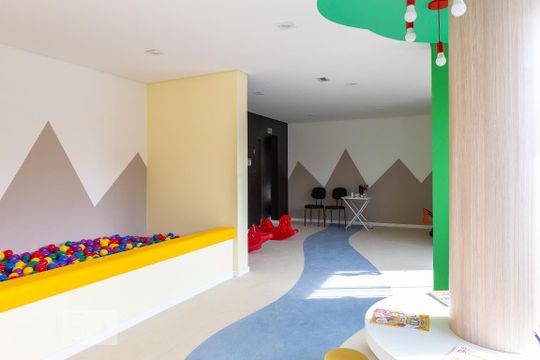 Área Comum - Brinquedoteca de apartamento à venda com 1 quarto, 29m² em Parque Industrial Tomas Edson, São Paulo